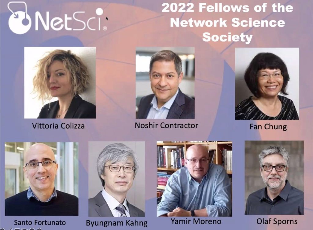 Fortunato elected Fellow of the Network Science Society